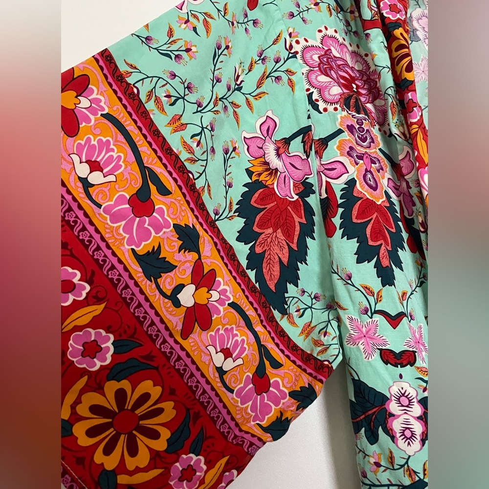 Anthropologie Radiant Floral Kimono Preowned 062/325 - Picture 5 of 8